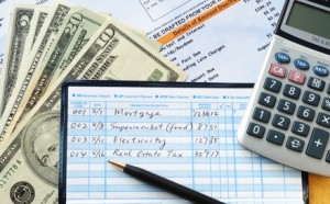 Write some checks to make payments for household expenses